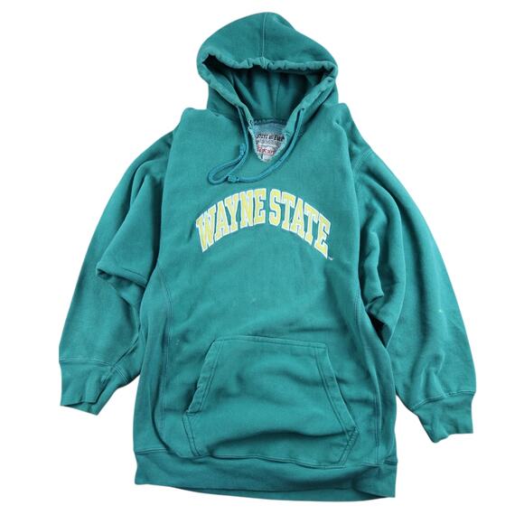 Steve And Barry Wayne State College Green Hoodie Men's L - Picture 1 of 8